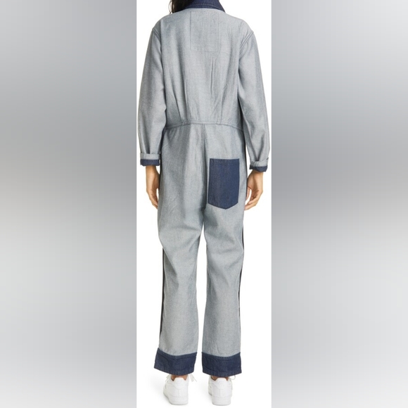 OAK & ACORN Reversible Rebelle Denim Coveralls Sz S US 8-10 Org $350 - Picture 4 of 12
